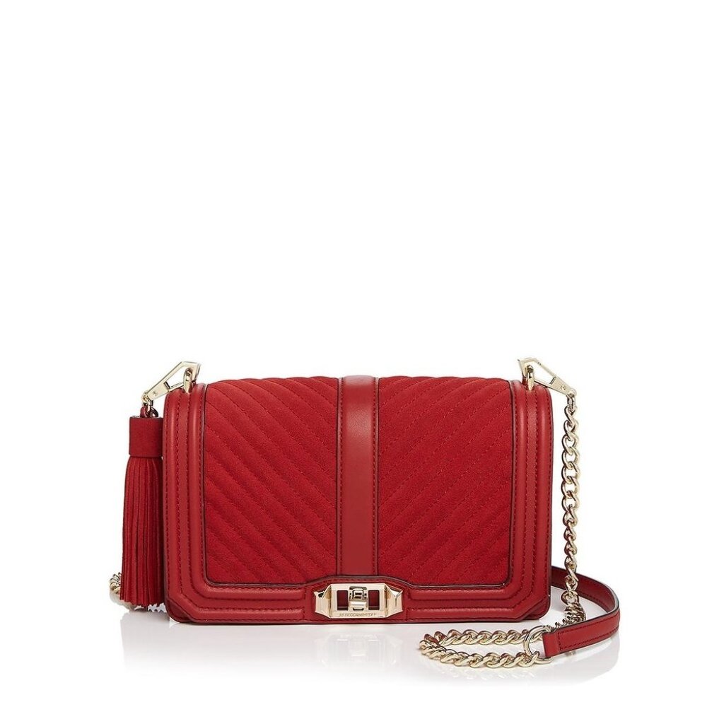 Rebecca Minkoff Suede Love Leather Bag *NWT*